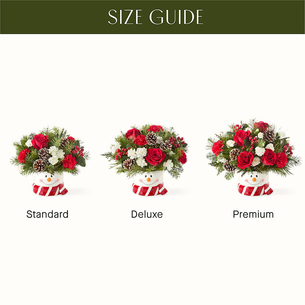 Jolly Snowman Bouquet –  Eaton Floral Inc, Eaton OH