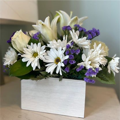 Beyond Blue Box Bouquet –  Eaton Floral Inc, Eaton OH