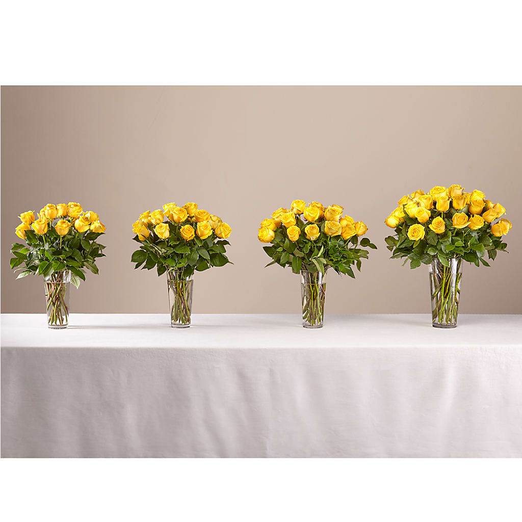 Long Stem Yellow Rose Bouquet –  Eaton Floral Inc, Eaton OH