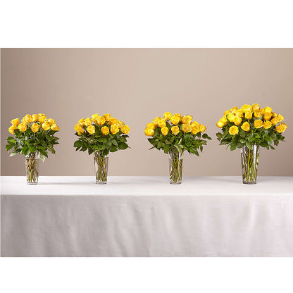 Long Stem Yellow Rose Bouquet –  Eaton Floral Inc, Eaton OH