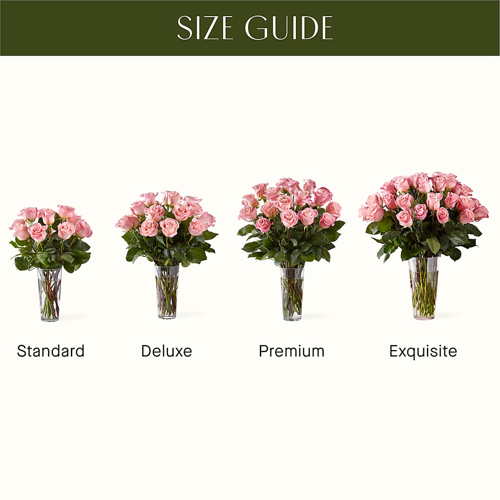 Long Stem Pink Rose Bouquet –  Eaton Floral Inc, Eaton OH