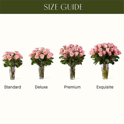 Long Stem Pink Rose Bouquet –  Eaton Floral Inc, Eaton OH