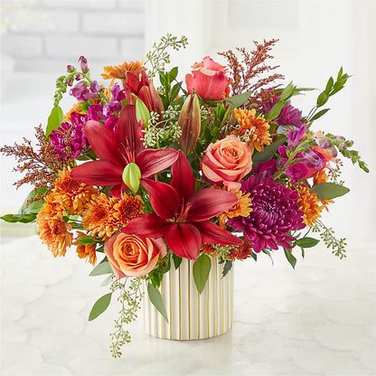 Burgundy Landscape Bouquet –  Eaton Floral Inc, Eaton OH