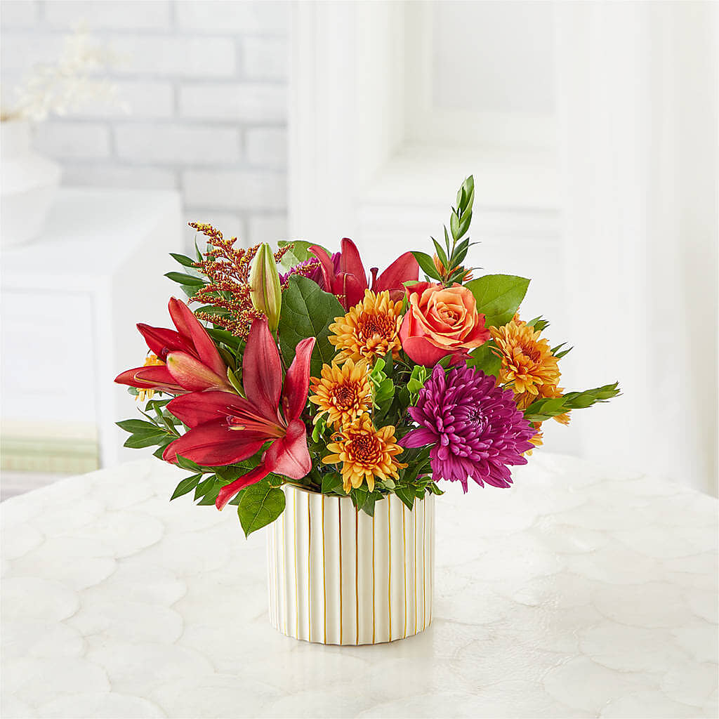 Burgundy Landscape Bouquet –  Eaton Floral Inc, Eaton OH