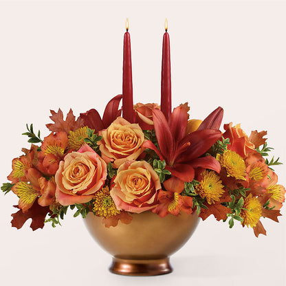Harvest Table Centerpiece –  Eaton Floral Inc, Eaton OH