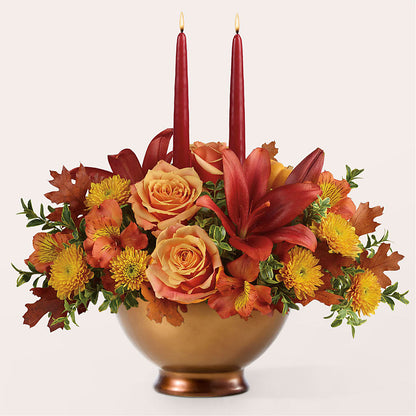 Harvest Table Centerpiece –  Eaton Floral Inc, Eaton OH