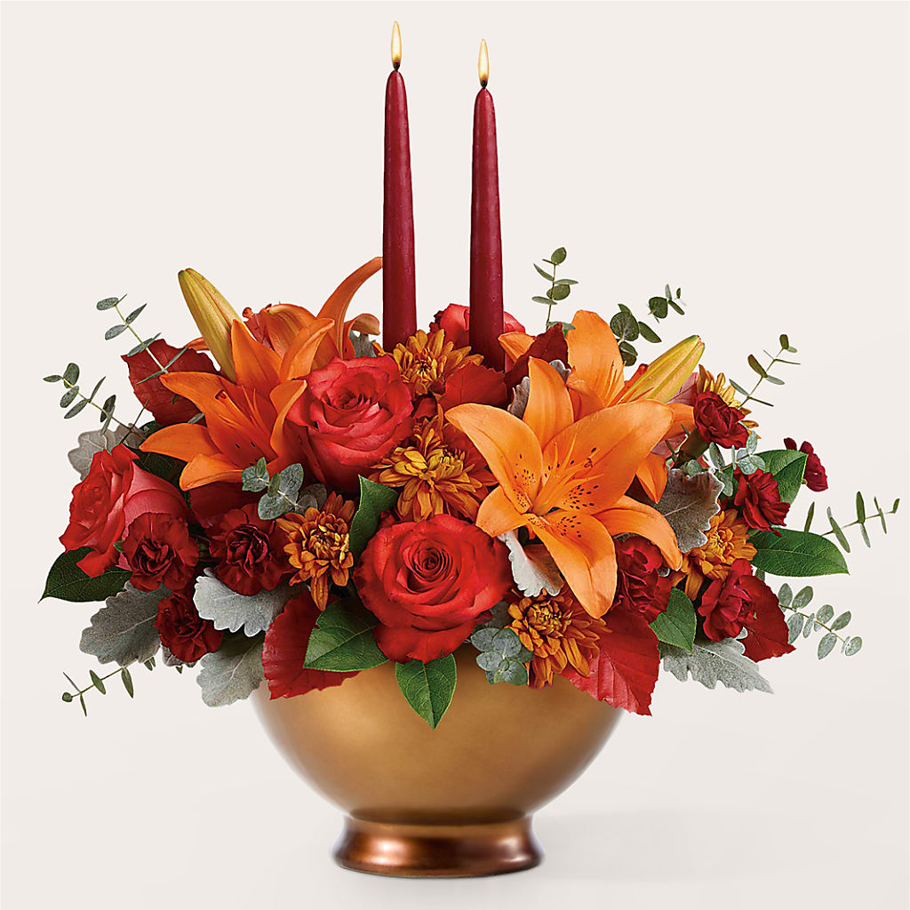 Fruits of Fall Centerpiece –  Eaton Floral Inc, Eaton OH