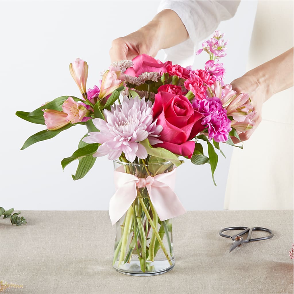 Pink Ribbon - A Florist Original –  Eaton Floral Inc, Eaton OH