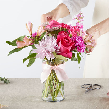 Pink Ribbon - A Florist Original –  Eaton Floral Inc, Eaton OH