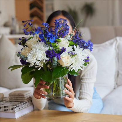 Cerulean Waves Bouquet –  Eaton Floral Inc, Eaton OH