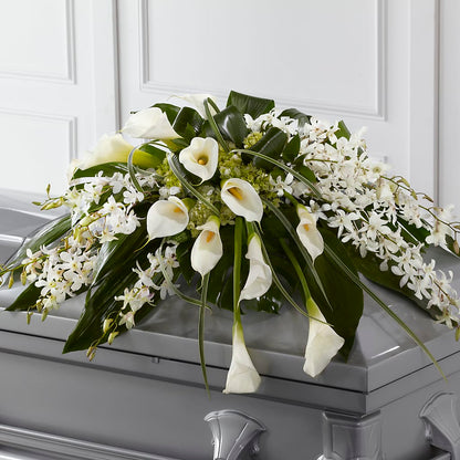 Angel Wings Casket Spray –  Eaton Floral Inc, Eaton OH