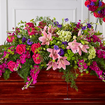 Radiant Tribute Casket Spray –  Eaton Floral Inc, Eaton OH