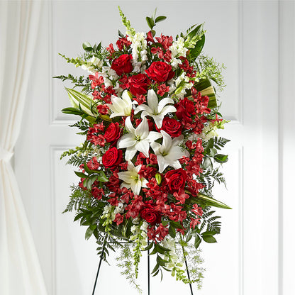 Everlasting Memory Standing Spray –  Eaton Floral Inc, Eaton OH