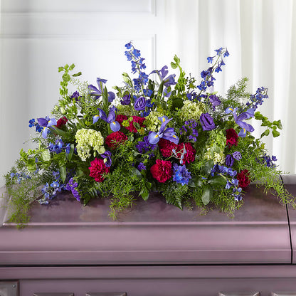 Always Treasured Casket Spray –  Eaton Floral Inc, Eaton OH