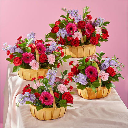 Pink Picnic Basket –  Eaton Floral Inc, Eaton OH