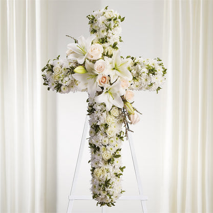 Spiritual Guidance Standing Spray –  Eaton Floral Inc, Eaton OH
