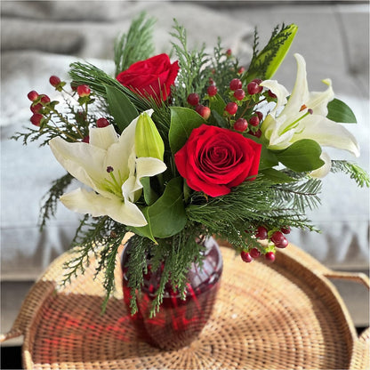 Evergreen Delight Bouquet –  Eaton Floral Inc, Eaton OH