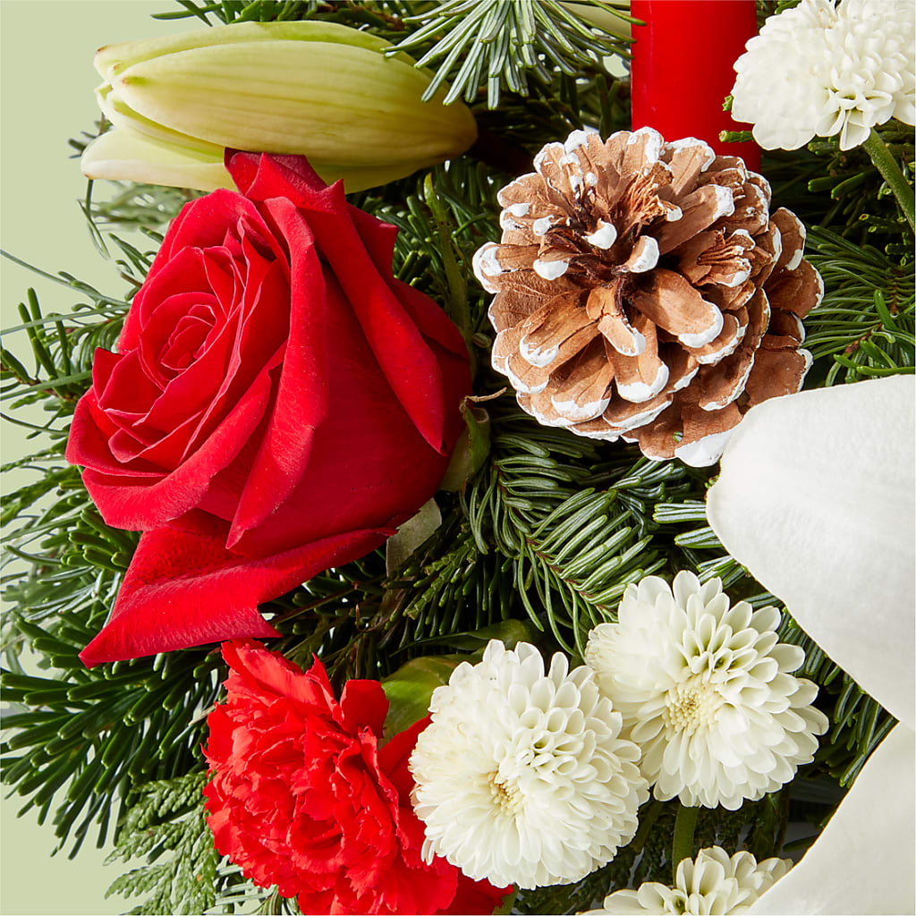 Seasonal Festivities Centerpiece –  Eaton Floral Inc, Eaton OH