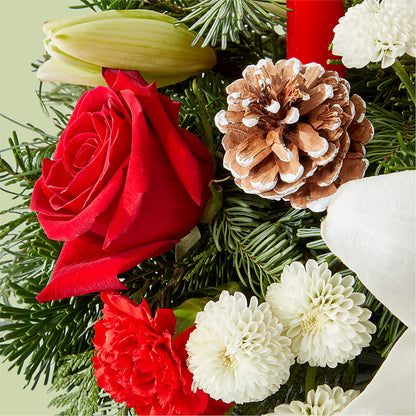 Seasonal Festivities Centerpiece –  Eaton Floral Inc, Eaton OH