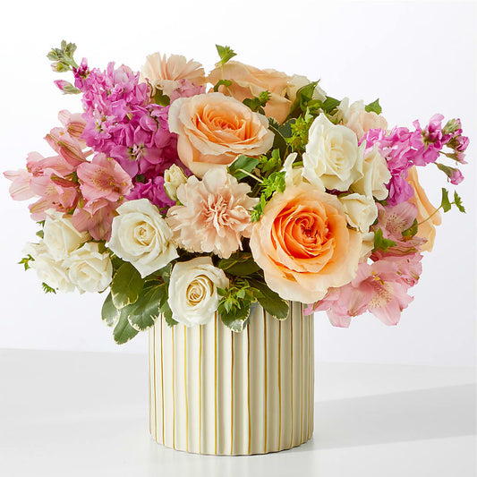 Paradise Bouquet with Ivory Vase –  Eaton Floral Inc, Eaton OH