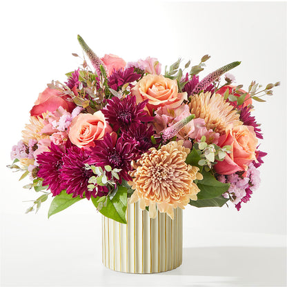 Berry Cobbler Bouquet with Ivory Vase –  Eaton Floral Inc, Eaton OH