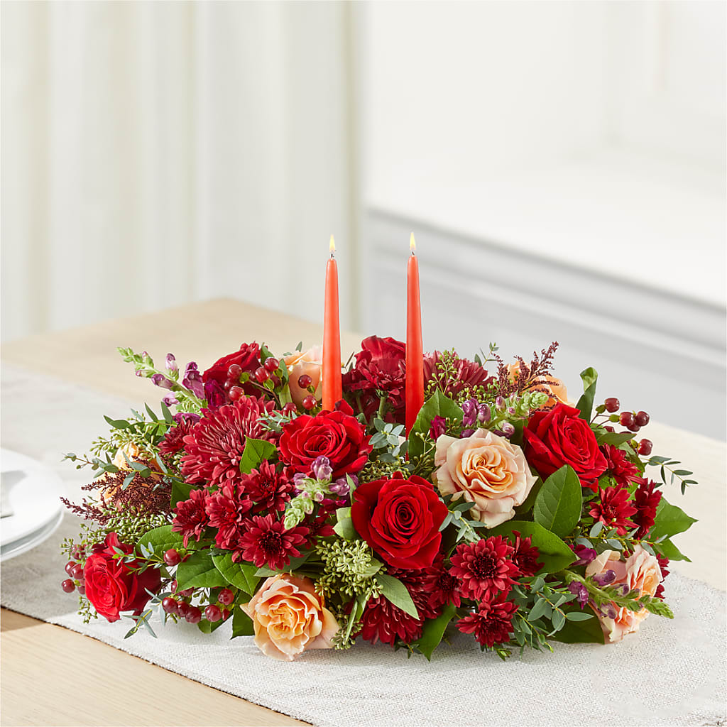 Most Thankful Centerpiece –  Eaton Floral Inc, Eaton OH