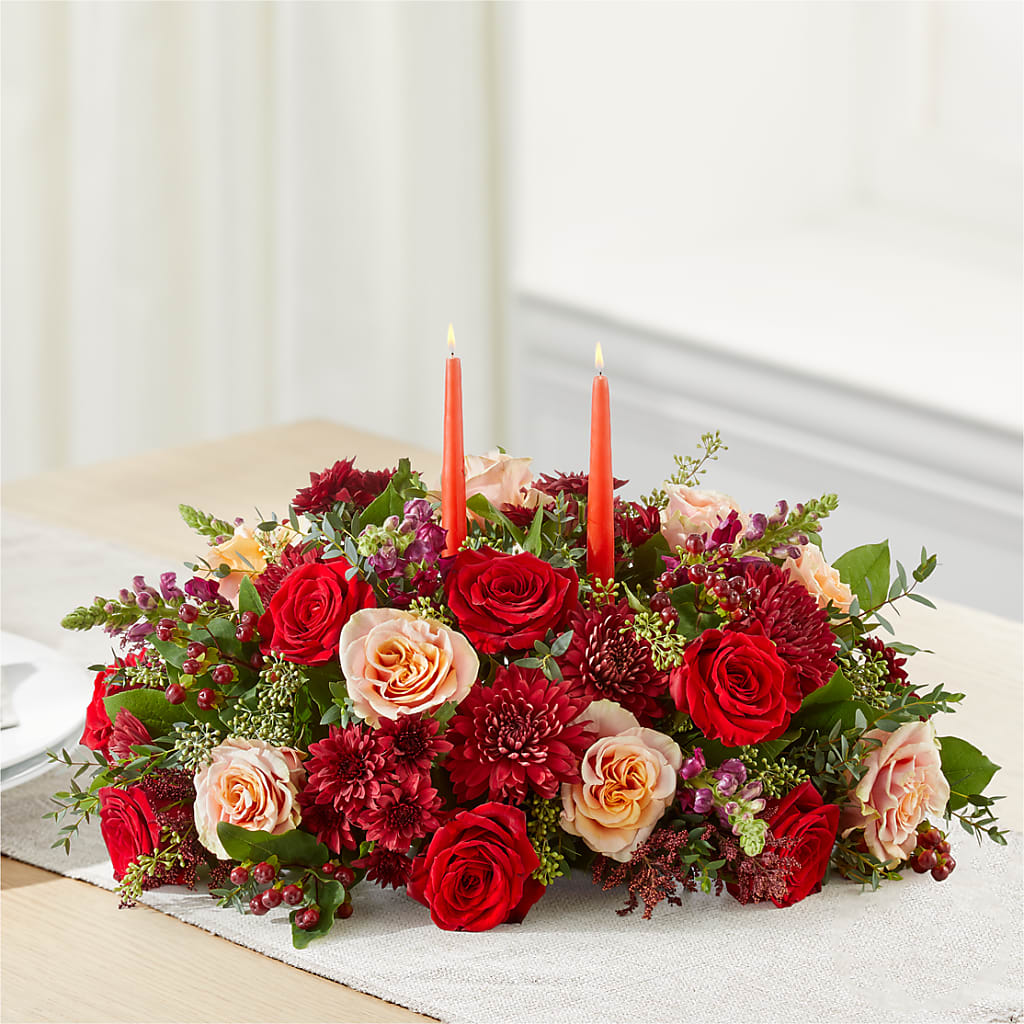 Most Thankful Centerpiece –  Eaton Floral Inc, Eaton OH
