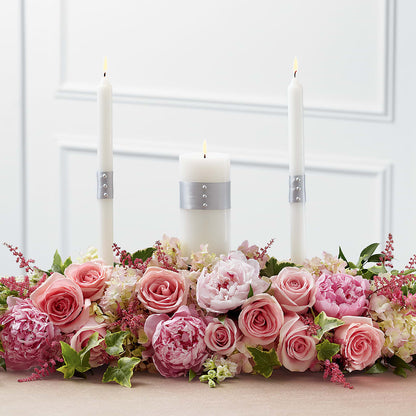 Worldwide Romance Unity Candle Arrangement –  Eaton Floral Inc, Eaton OH