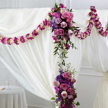 Color & Light Chuppah Decor –  Eaton Floral Inc, Eaton OH